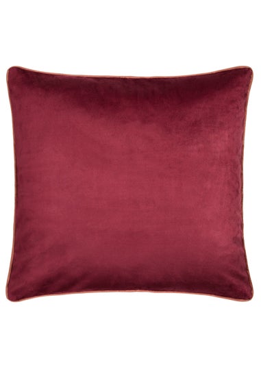 Laurence Llewelyn-Bowen Morris Major Chintz Burgundy Large Filled Cushion