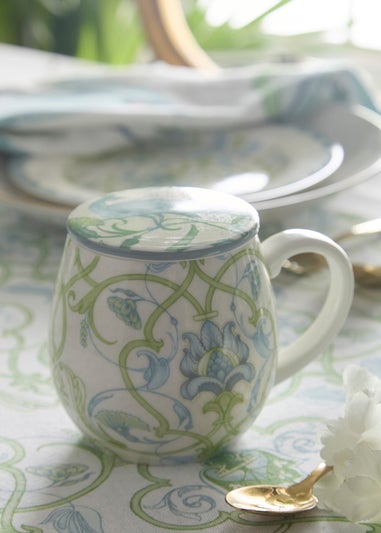 Laurence Llewelyn-Bowen Palm Court Multi Colour Mug - With Lid