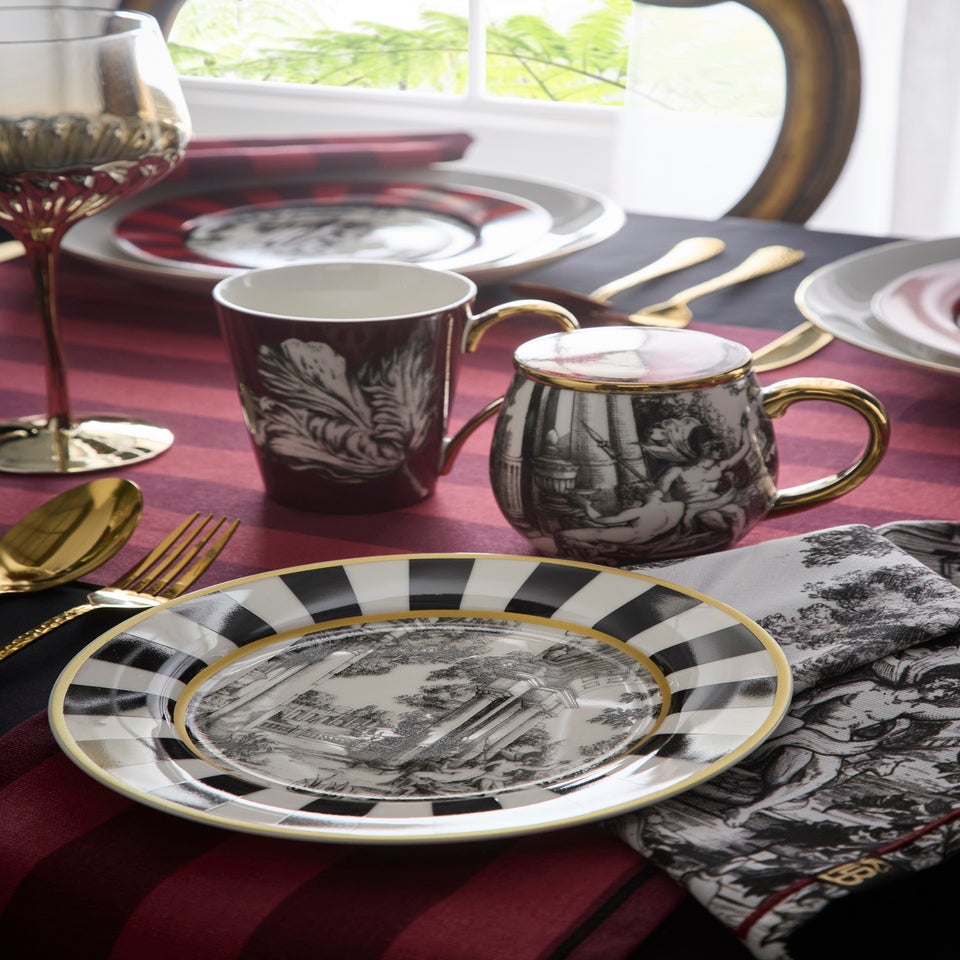 Laurence Llewelyn-Bowen Festivo Multi Colour Mug and Tray Set