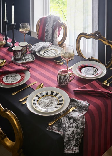 Laurence Llewelyn-Bowen Festivo Multi Colour Side Plate - Porcelain - 4 Pack