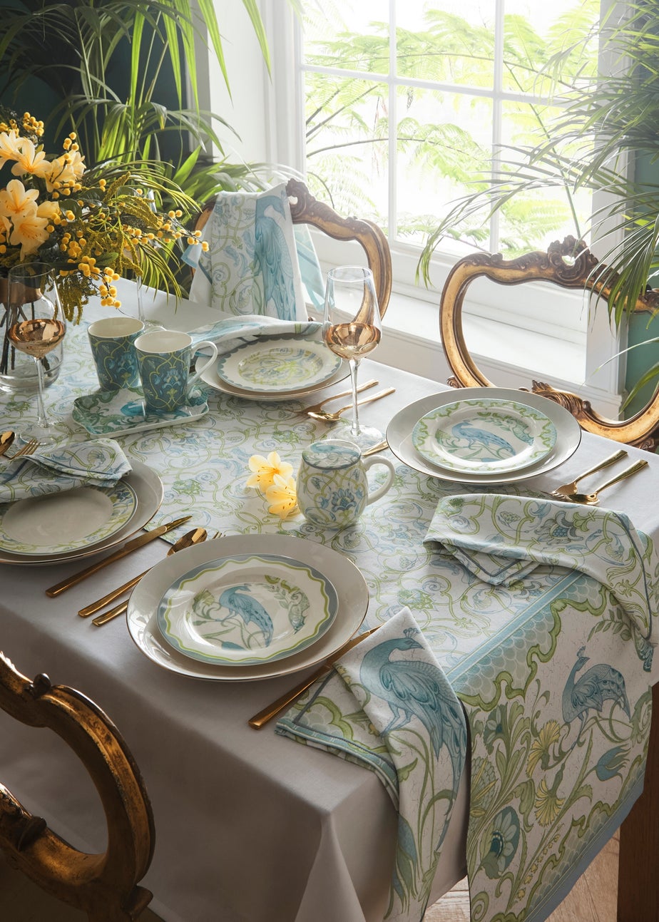 Laurence Llewelyn-Bowen Palm Court Green Napkins - 4 Pack