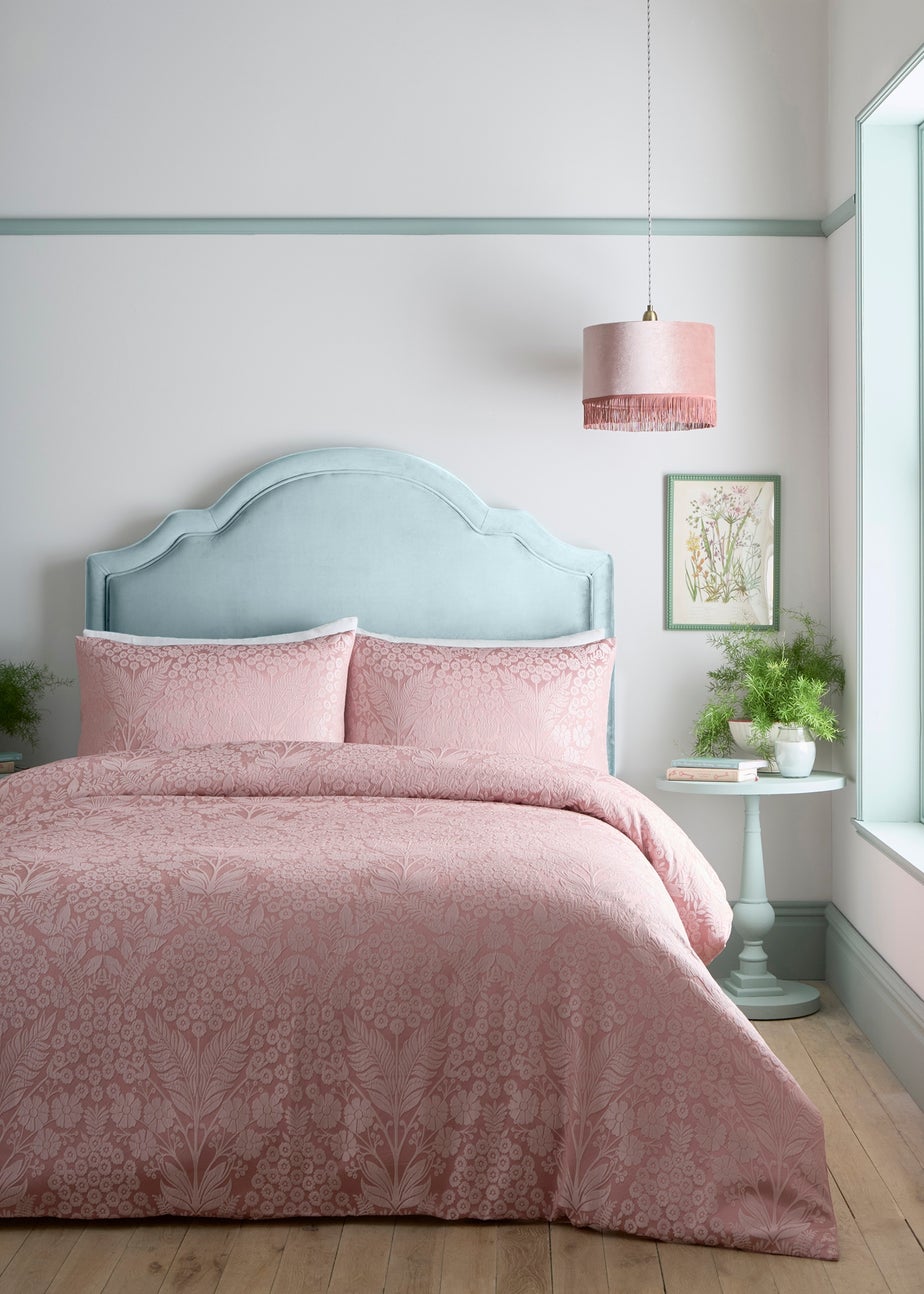 Appletree Toria Reversible Tufted Blush Duvet Cover Set