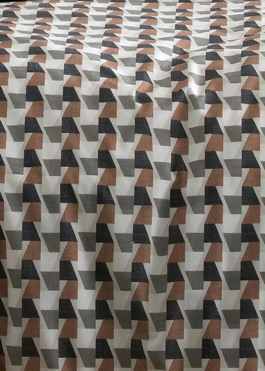 Appletree Jett Digitally Printed Brown Duvet Cover Set