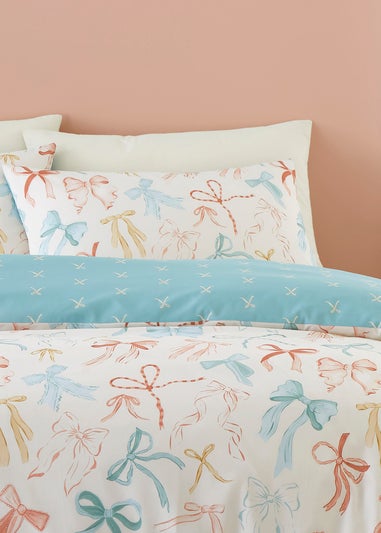 Fusion Evelyn Reversible Multi Colour Duvet Cover Set