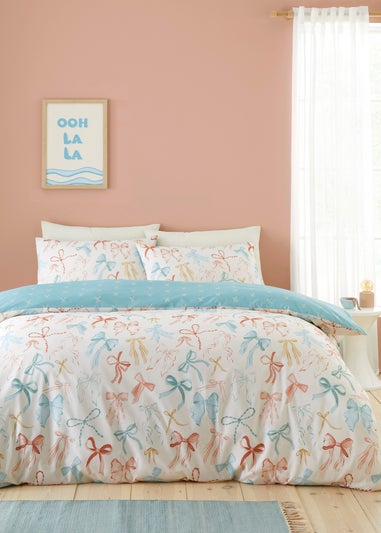 Fusion Evelyn Reversible Multi Colour Duvet Cover Set