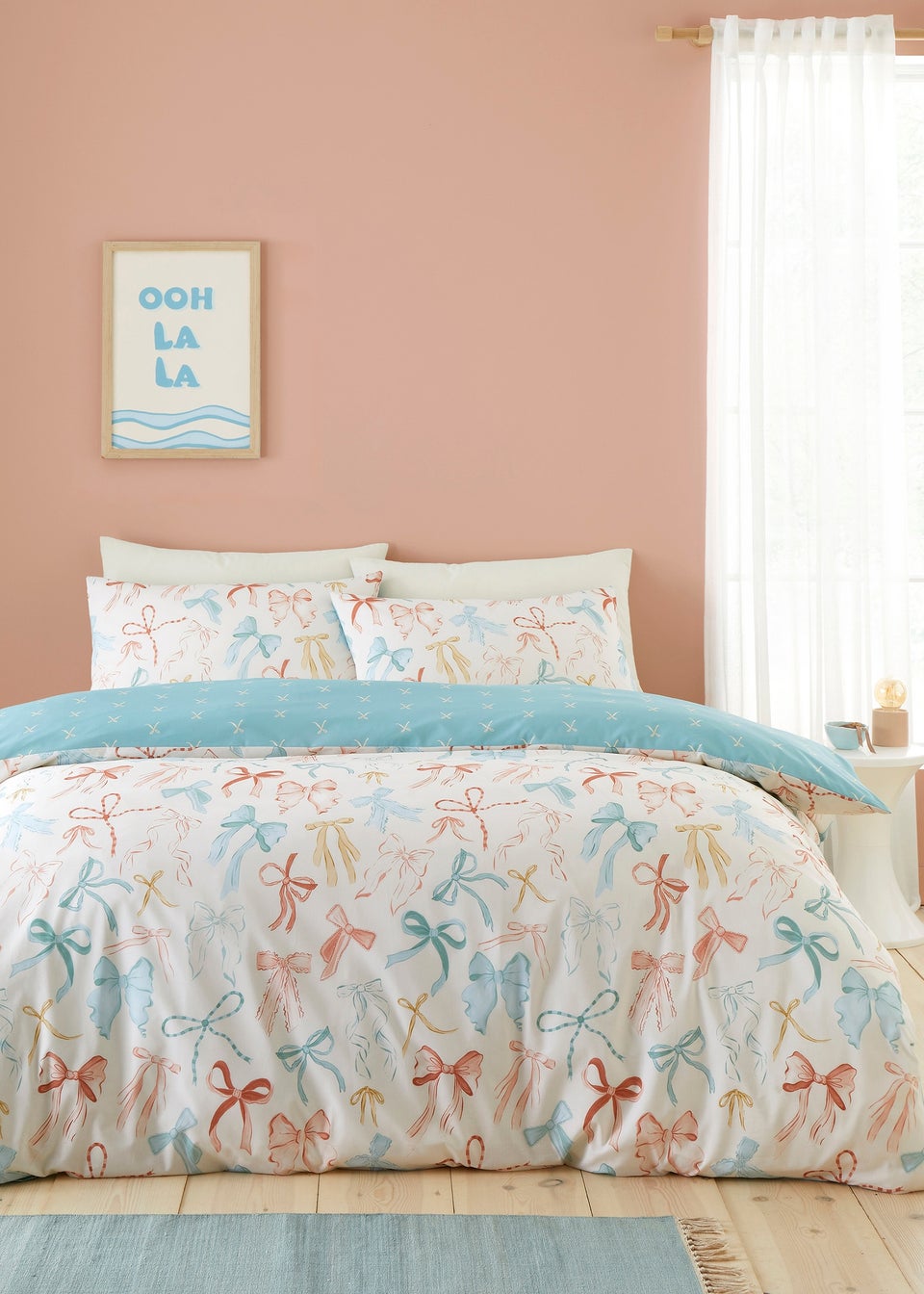 Fusion Evelyn Reversible Multi Colour Duvet Cover Set