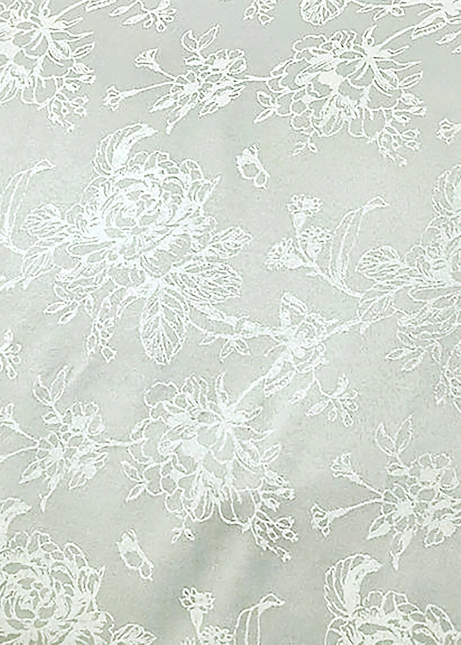 Dreams & Drapes Jasmine Piped Trim Green Filled Cushion