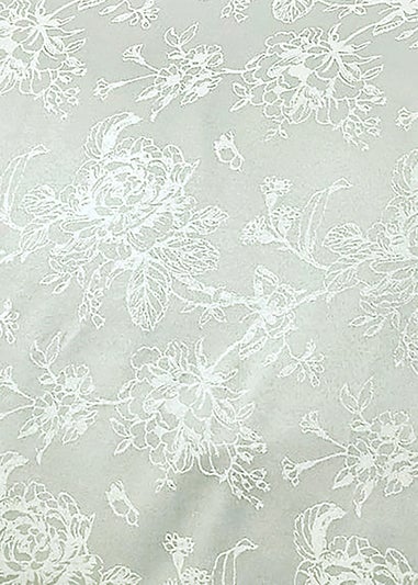 Dreams & Drapes Jasmine Piped Trim Green Filled Cushion