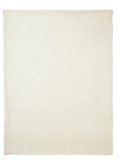 Dreams & Drapes Bennet Check Soft Fleece Green Throw