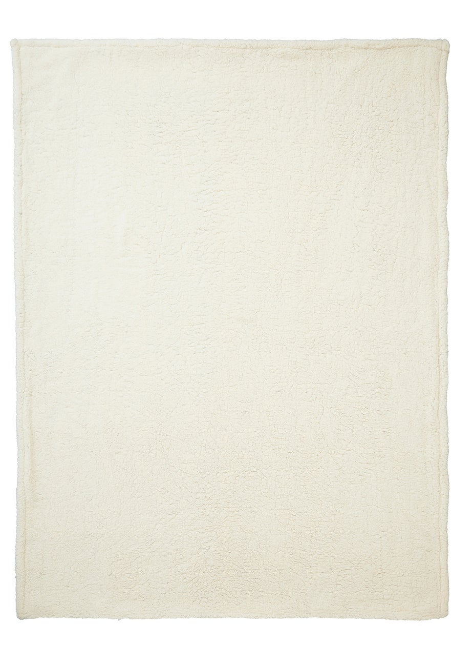 Dreams & Drapes Bennet Check Soft Fleece Green Throw