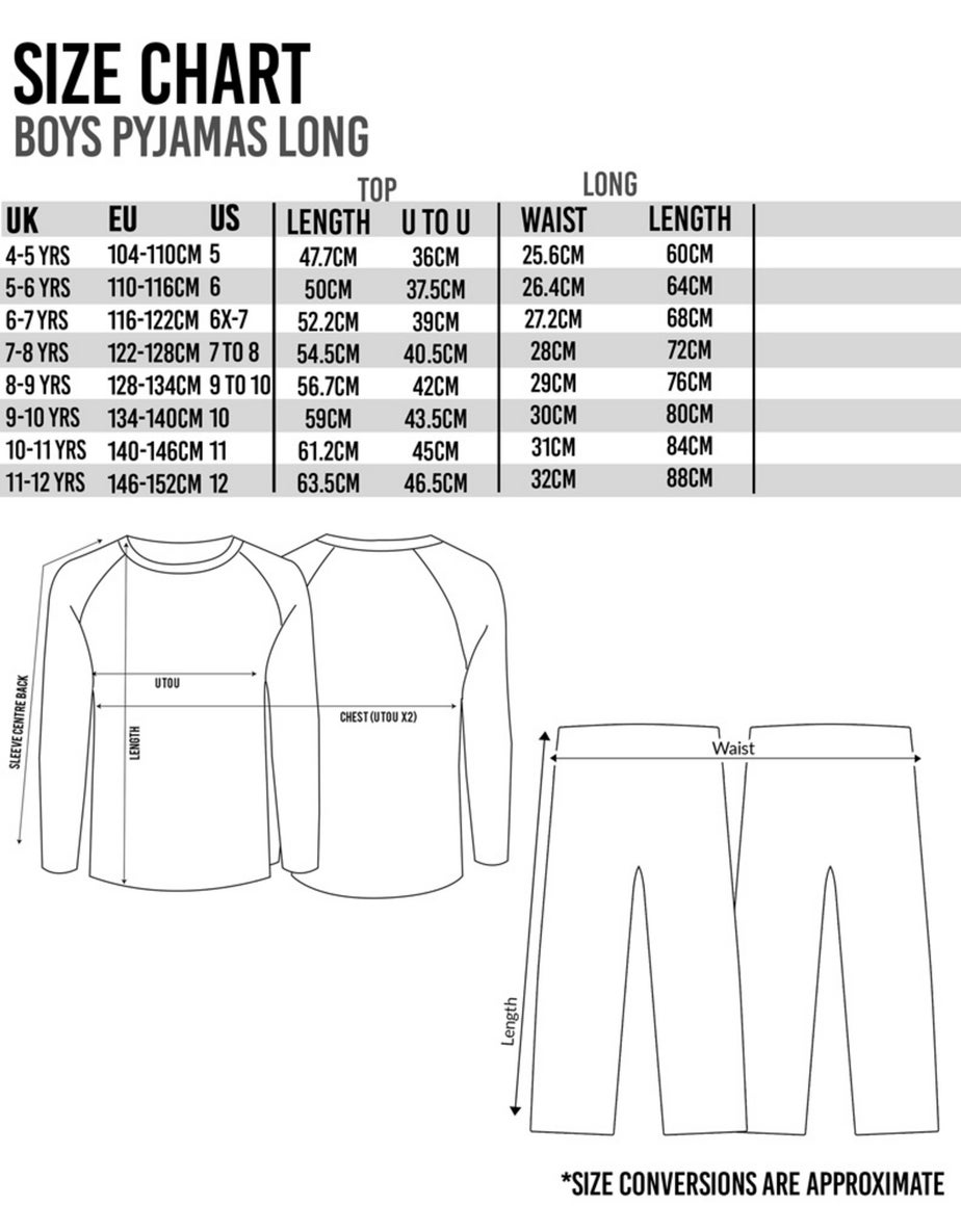 Vanilla Underground Jurassic World Kids Camo Logo Print Black PJs