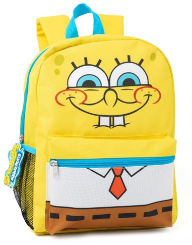 SpongeBob SquarePants Kids Multicoloured Printed Backpack Set 4 Piece