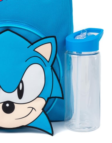 Sonic the Hedgehog Kids Character Piece Backpack Blue Set