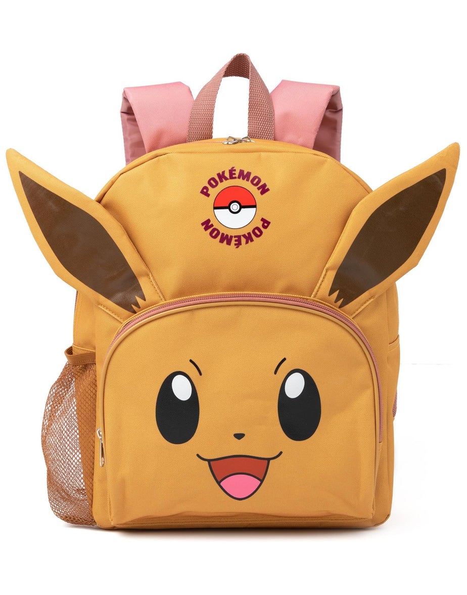 Pokemon Eevee Kids Brown Eevee Backpack Set 4 Piece