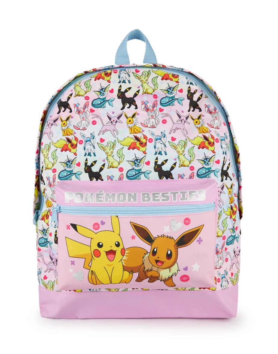 Vanilla Underground Pokemon Kids Multicoloured Front Print Backpack