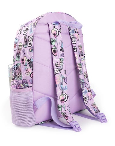 Monster High Kids Purple Holographic Pocket Backpack
