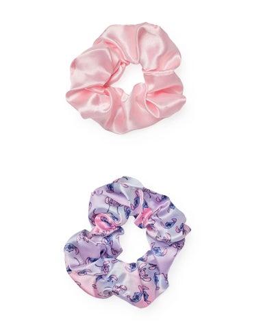 Disney Womens Multicoloured Stitch Ombre Hair Brush & Scrunchie Set