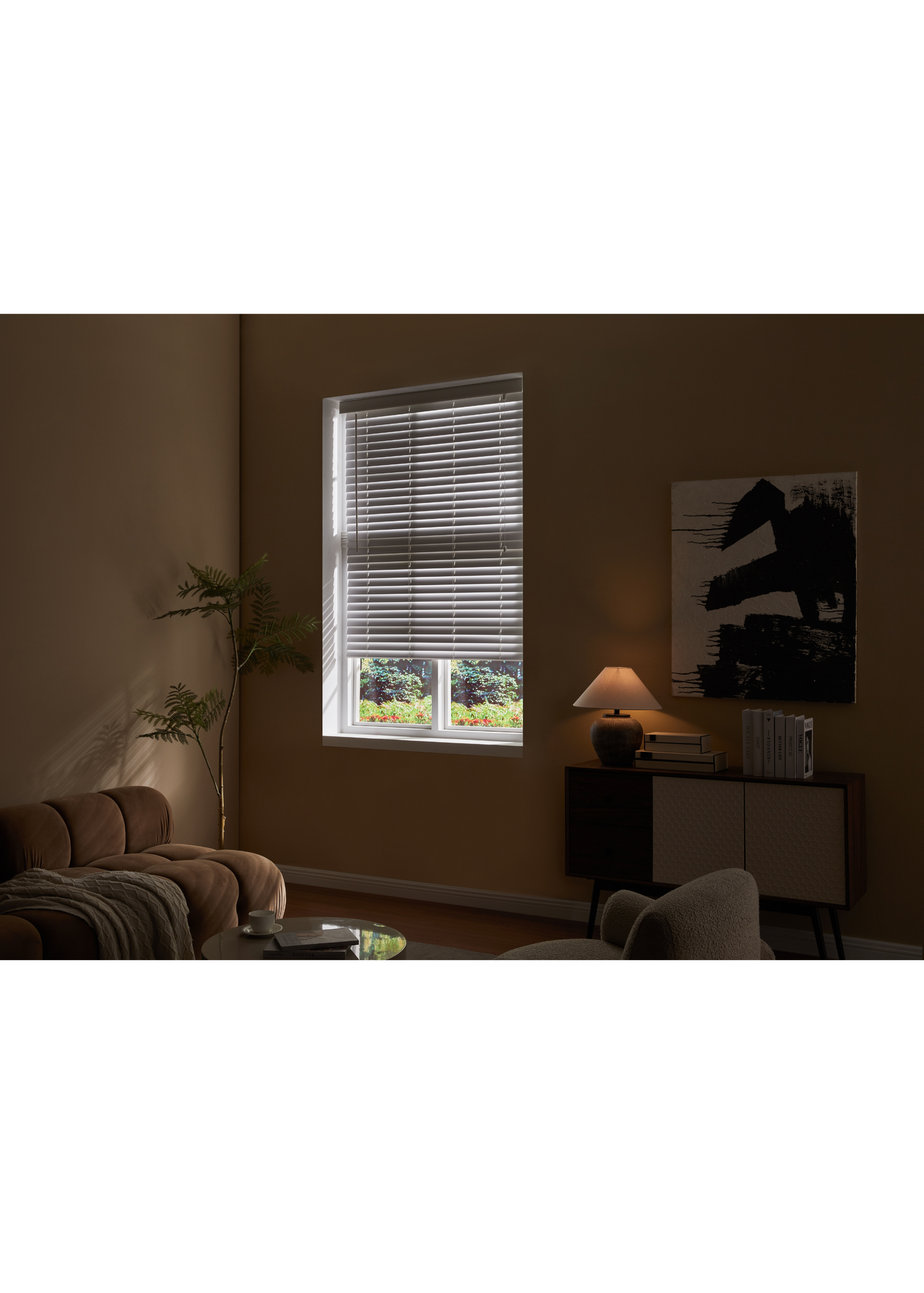 Little Black Book White Faux Wood Venetian (50mm)