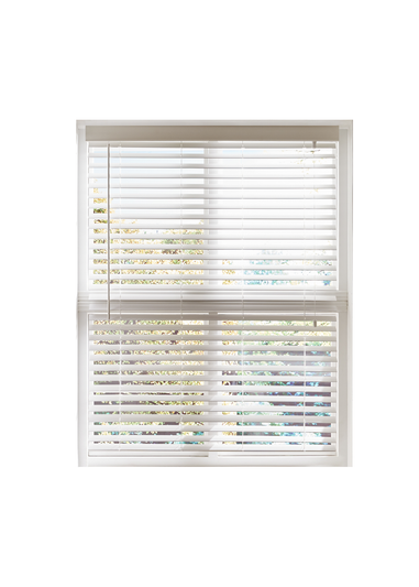 Little Black Book White Faux Wood Venetian (50mm)