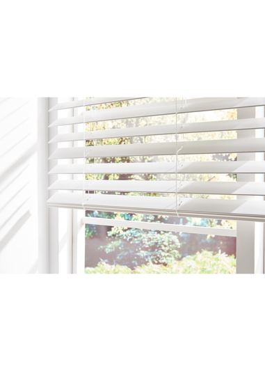 Little Black Book White Faux Wood Venetian (50mm)