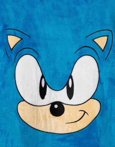 Sonic the Hedgehog Kids Blue Blanket Hoodie