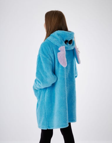 Vanilla Underground Disney Lilo & Stitch Kids Ears Blanket Blue Hoodie