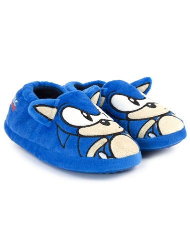 Sonic The Hedgehog Boys Blue 3D Slippers (9 Younger - 2.5 Older)