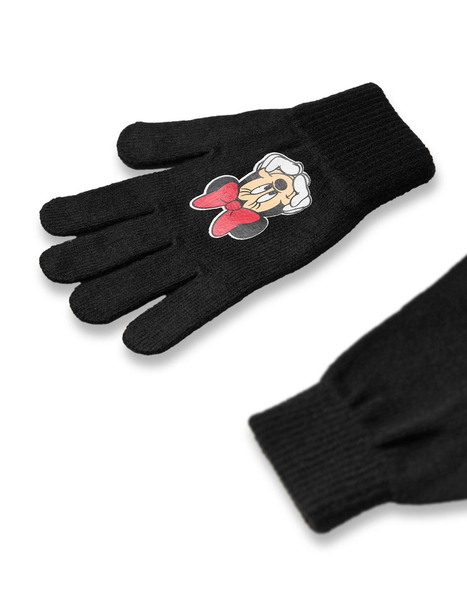 Disney Kids Multicoloured Minnie Mouse Beanie & Gloves Set