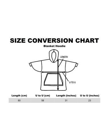 Disney Girls Blue Stitch Zip Through Blanket Hoodie