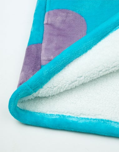 Disney Unisex Blue Monster Inc Sully Blanket Hoodie