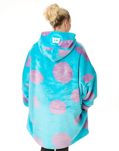 Disney Unisex Blue Monster Inc Sully Blanket Hoodie