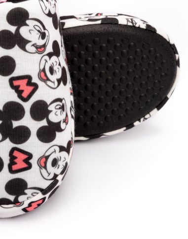 Vanilla Underground Disney Adults Mickey Mouse Mule White Slippers