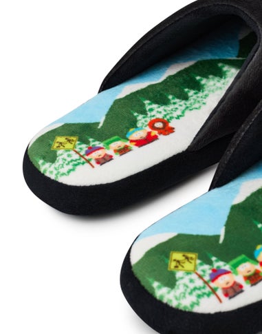 Vanilla Underground South Park Adults Pixel Scene Mule Black Slippers