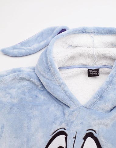 Vanilla Underground Disney Adults Eeyore Blanket Blue Hoodie
