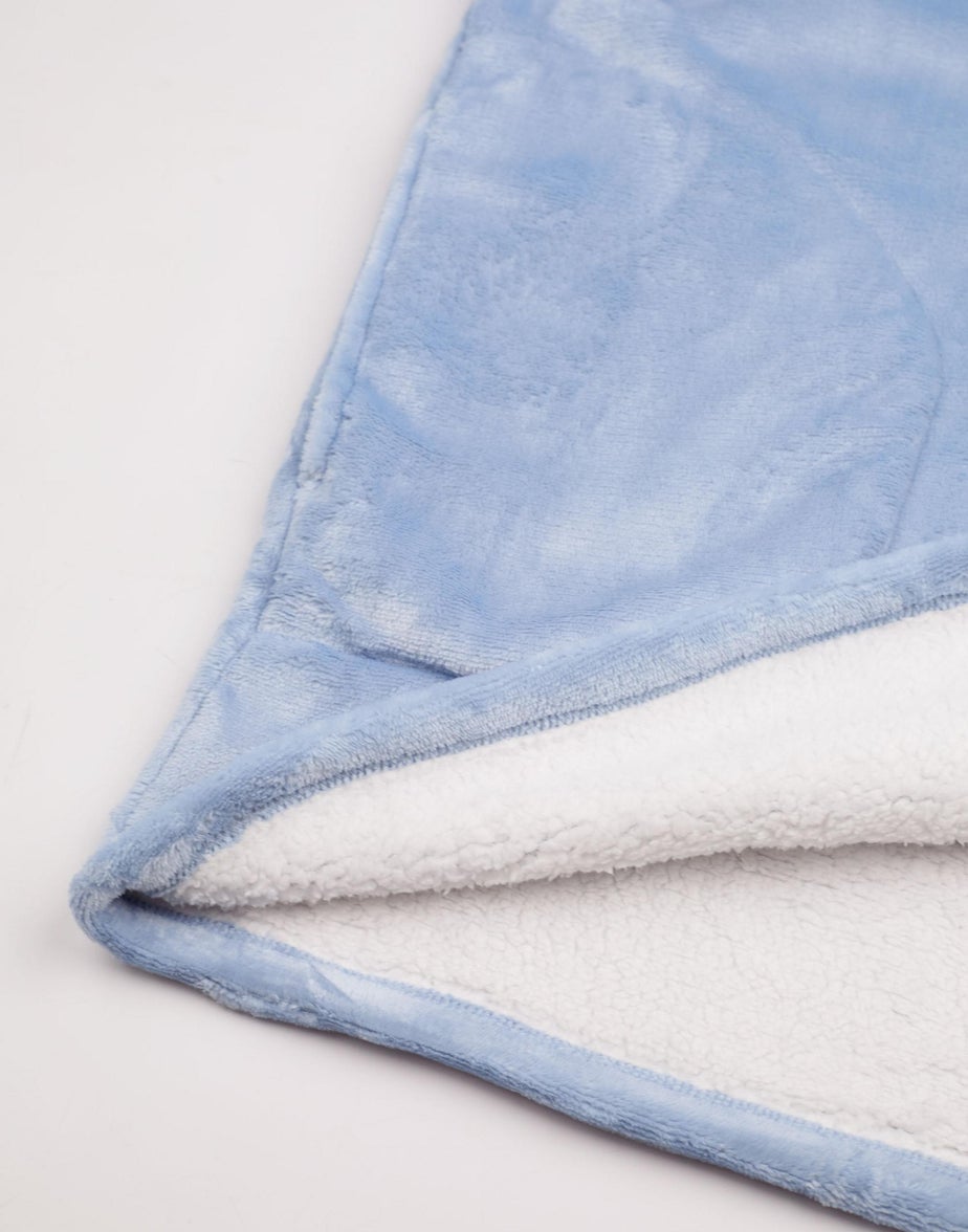 Vanilla Underground Disney Adults Eeyore Blanket Blue Hoodie