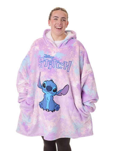 Vanilla Underground Disney Adults Multicoloured Stitch Blanket Hoodie