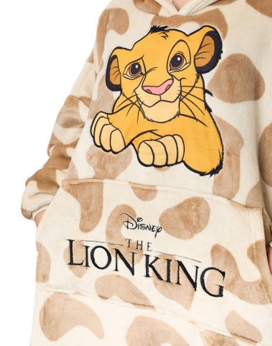 Vanilla Underground Disney Adults The Lion King Blanket Beige Hoodie