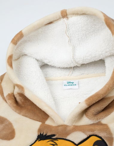 Vanilla Underground Disney Adults The Lion King Blanket Beige Hoodie