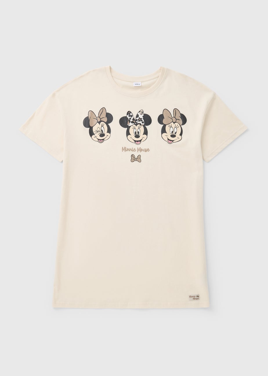 Disney Cream Mini Mouse Leopard Nightie