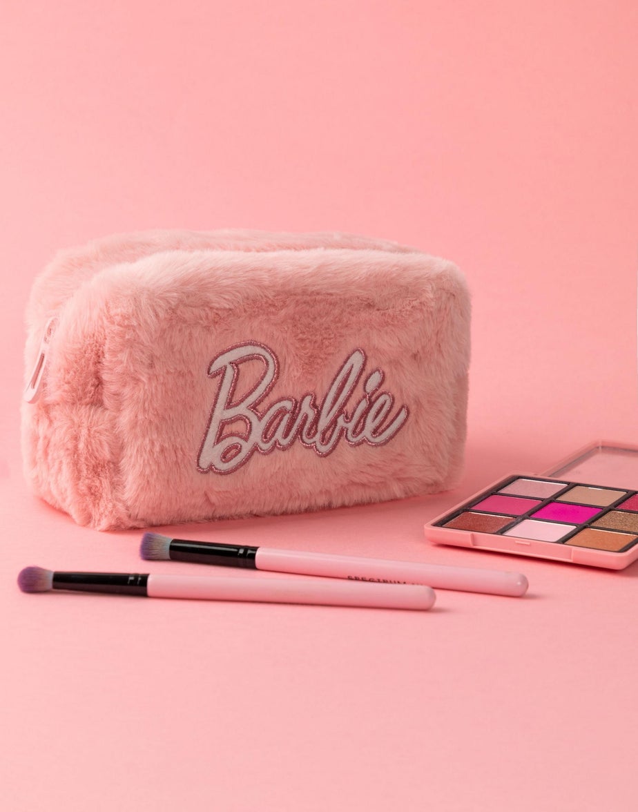 Vanilla Underground Barbie Adults Furry Makeup Pink Bag