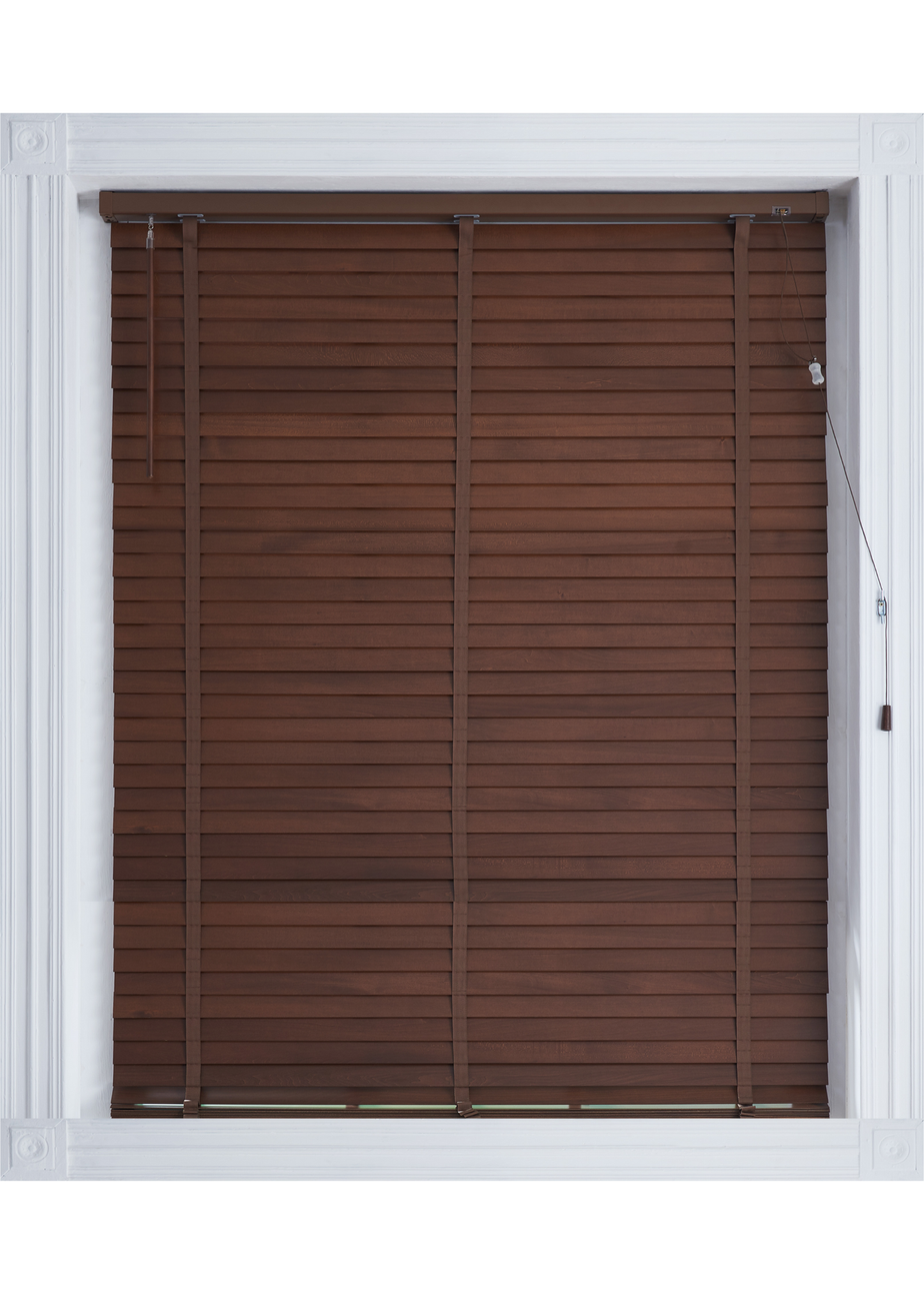 Little Black Book Walnut FSC Wood Venetian (50mm)