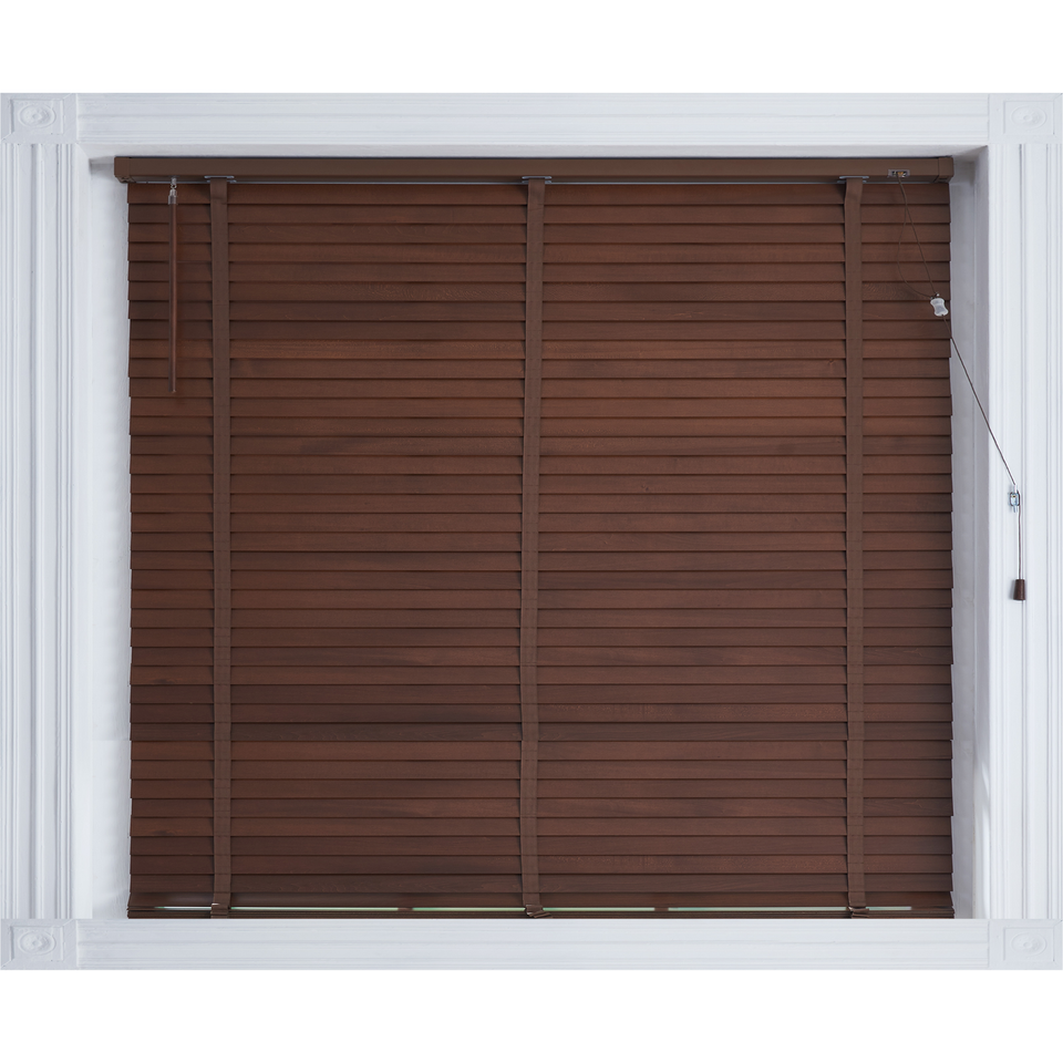 Little Black Book Walnut FSC Wood Venetian (50mm)