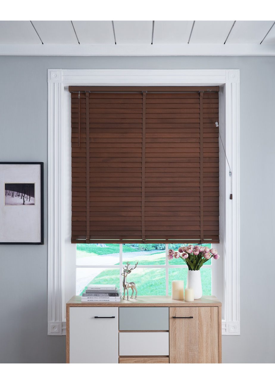 Little Black Book Walnut FSC Wood Venetian (50mm)