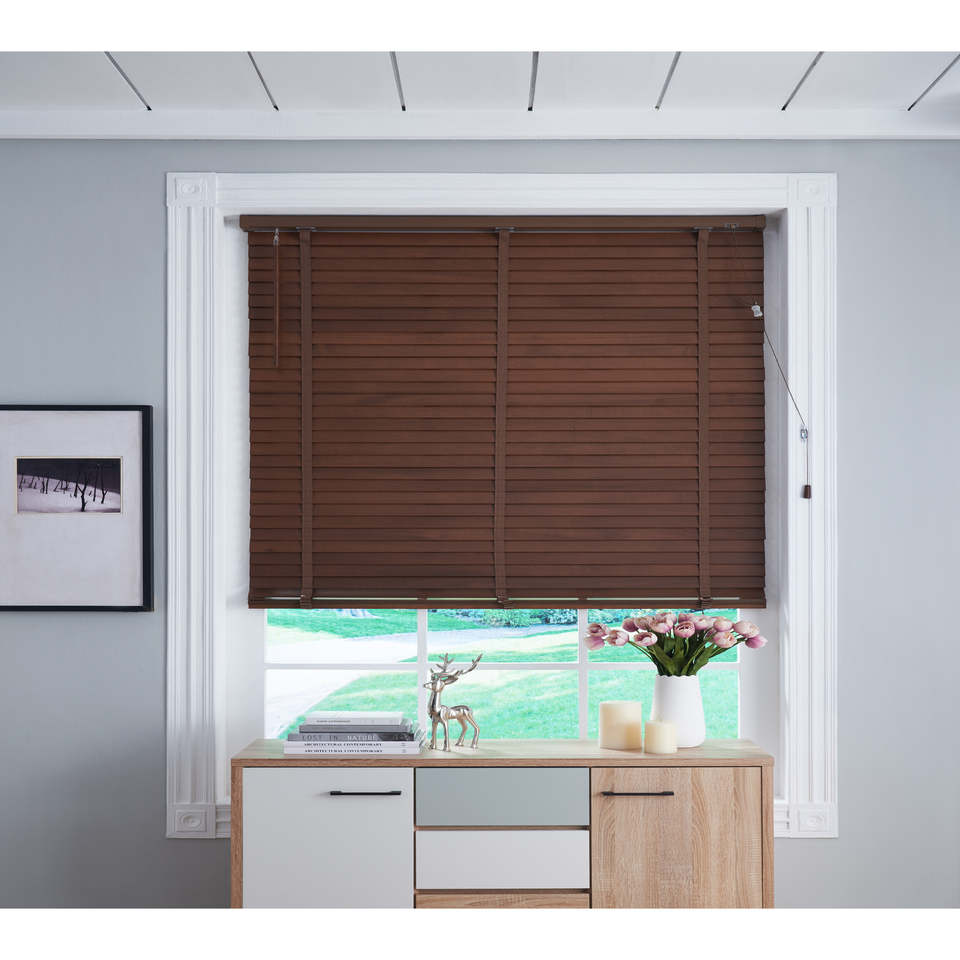 Little Black Book Walnut FSC Wood Venetian (50mm)