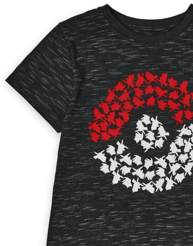 Vanilla Underground Pokemon Kids Pikachu Grey T-Shirt