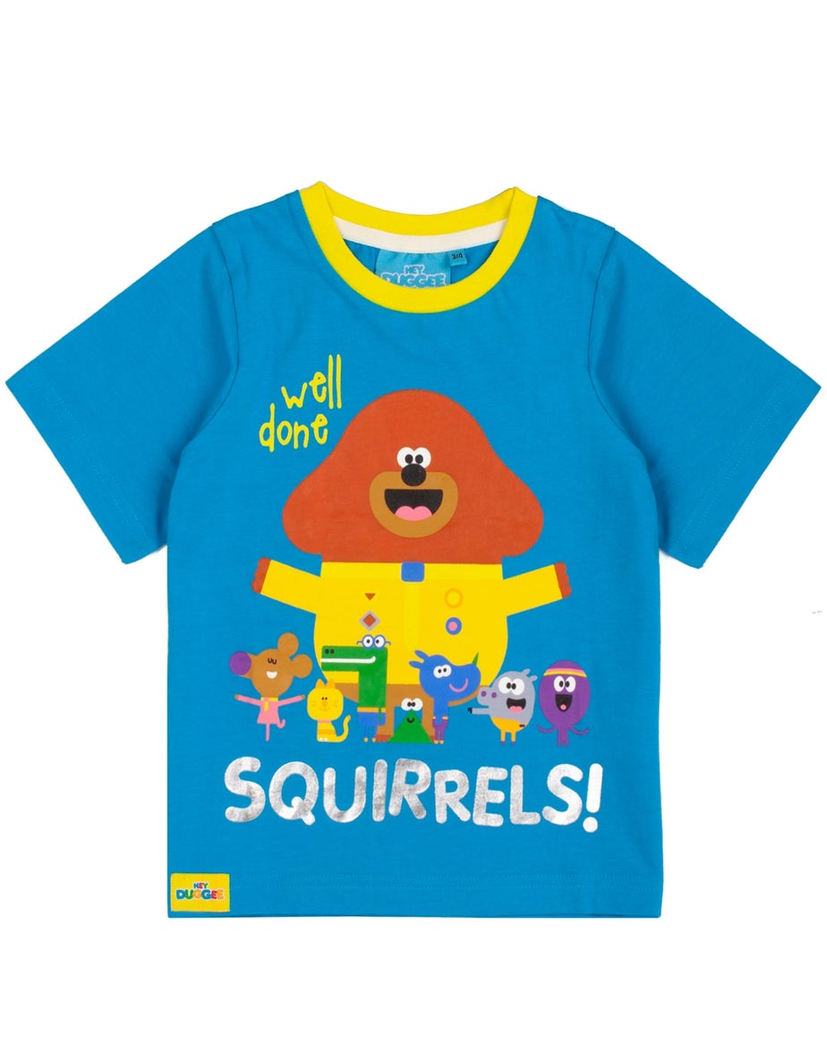 Vanilla Underground Hey Duggee Kids Character Placement & Blue PJs