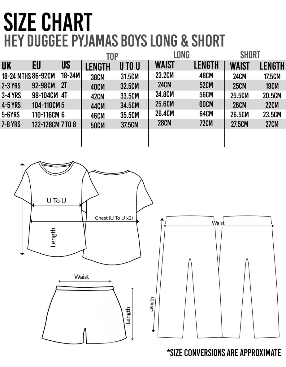 Vanilla Underground Hey Duggee Kids Character Placement & Blue PJs