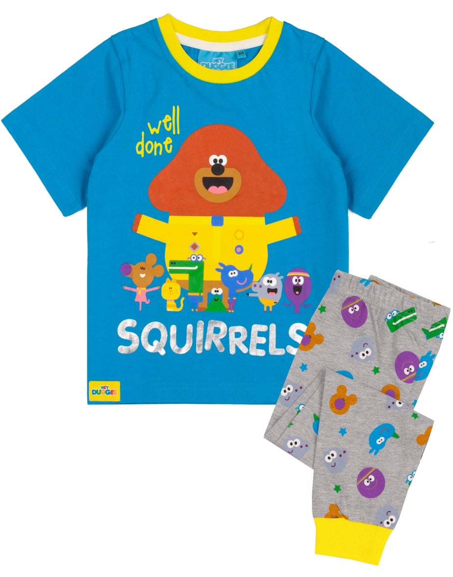 Vanilla Underground Hey Duggee Kids Character Placement & Blue PJs