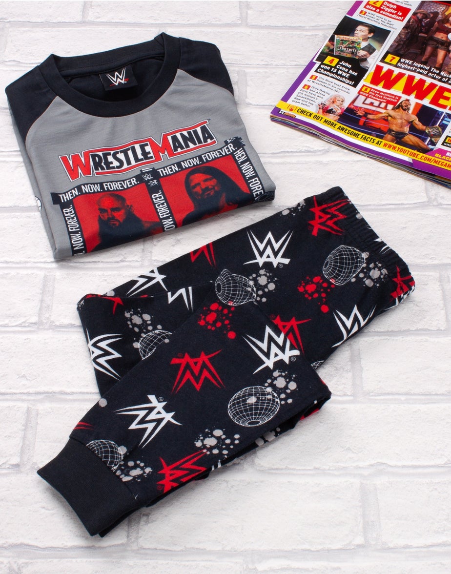 Vanilla Underground WWE Kids Wrestlers Photographic Print Grey PJs