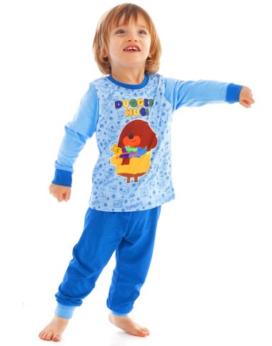 Vanilla Underground Hey Duggee Kids Long Leg Blue PJs